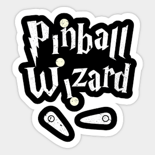 Pinball Wizard Arcade Machine Player Game Sticker